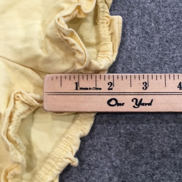 Park Bench Kids‎ Girls Sz 4T Yellow Ruffle Pull On Shorts 100% Cotton - Picture 6 of 6